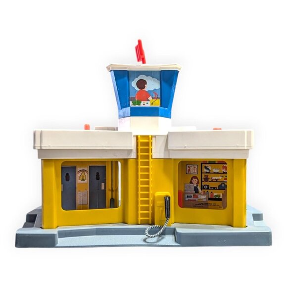 Vintage 1980 Fisher Price Little People Airport - Picture 6 of 9